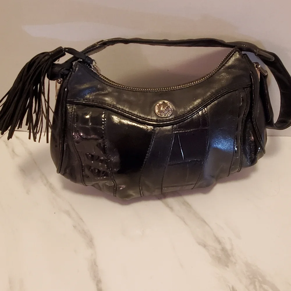 Black Brighton Crossbody Bag